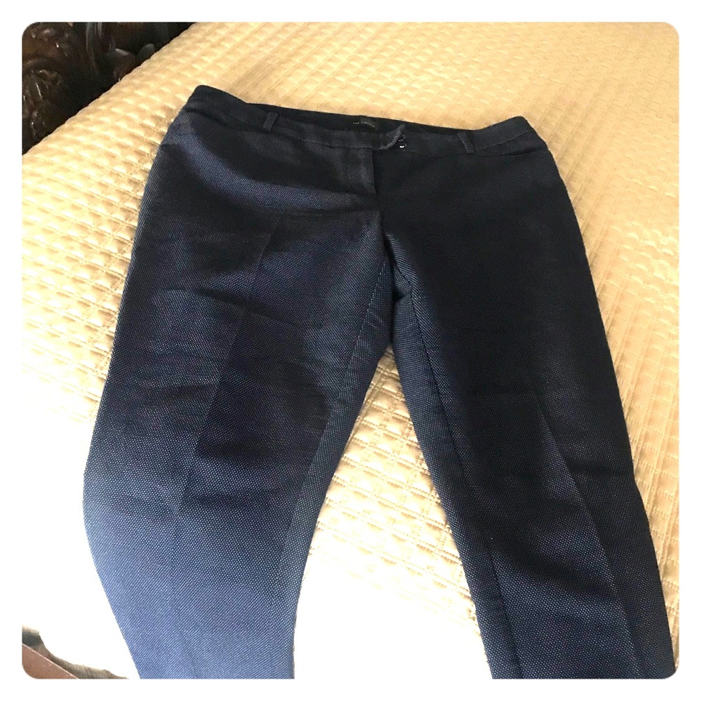 Navy tiny dot Slacks